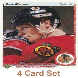 Dave Manson Hockey Card Collection